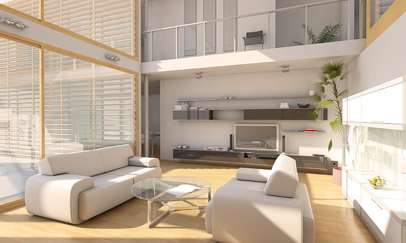 3d rendering custom living room redesign | Avon, OH | North Star Premier Custom Homes