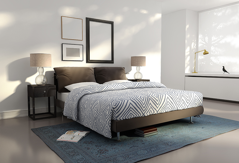 Contemporary master bedroom design | Avon, OH | North Star Premier Custom Homes