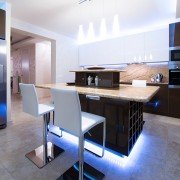 Futuristic kitchen rendering | Avon, OH | North Star Premier Custom Homes