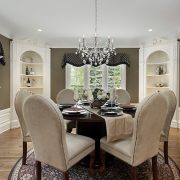 Dining room with custom cabinet built-ins | Avon, OH | North Star Premier Custom Homes