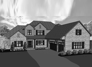 Neila custom home rendering in Avon, OH | North Star Premier Custom Homes